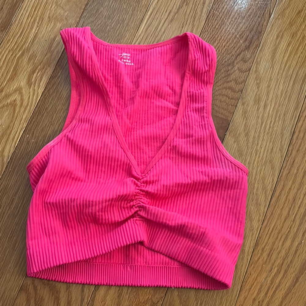Pink Sleeveless Top